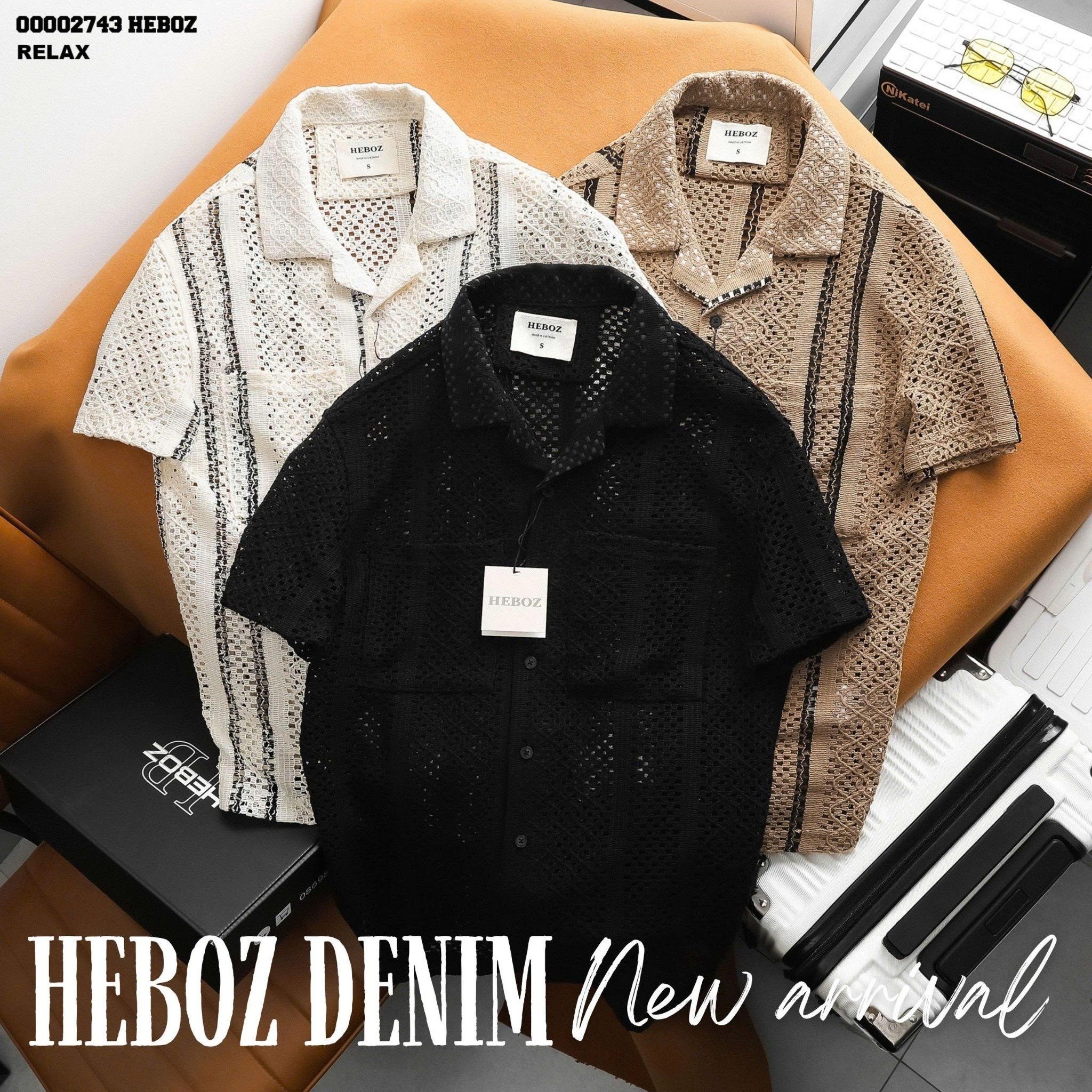 Áo sơ mi nam Heboz pijama airflow 3M - 00002743