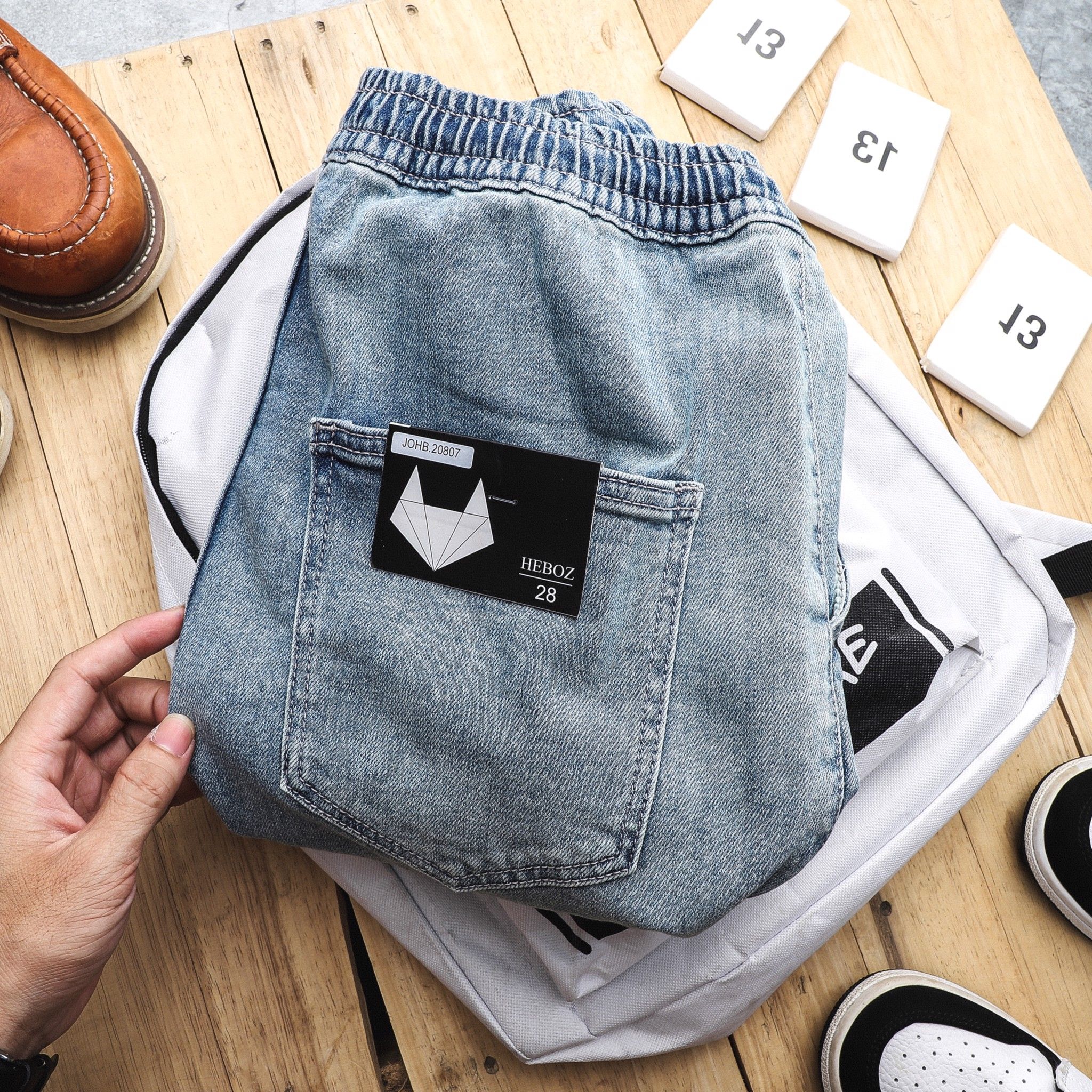Quần jogger jean Heboz 2M