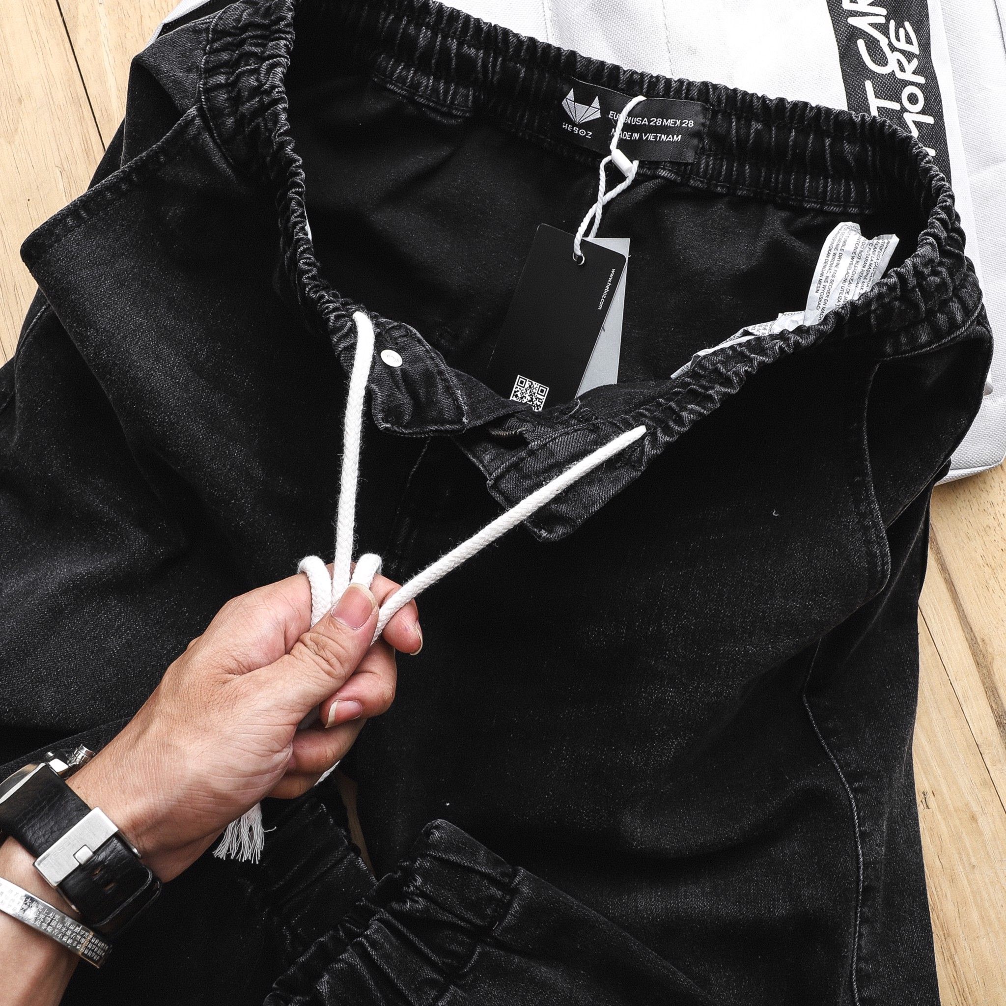 Quần jogger jean Heboz 2M
