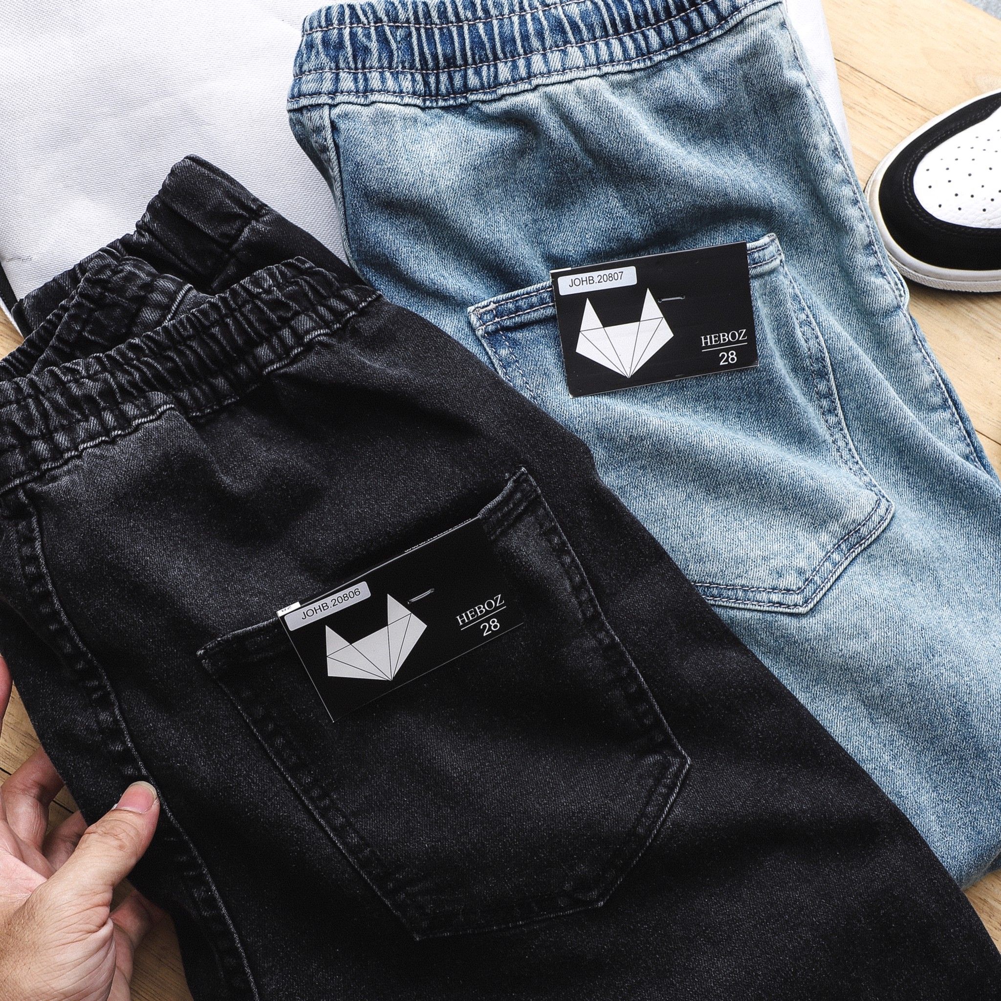 Quần jogger jean Heboz 2M