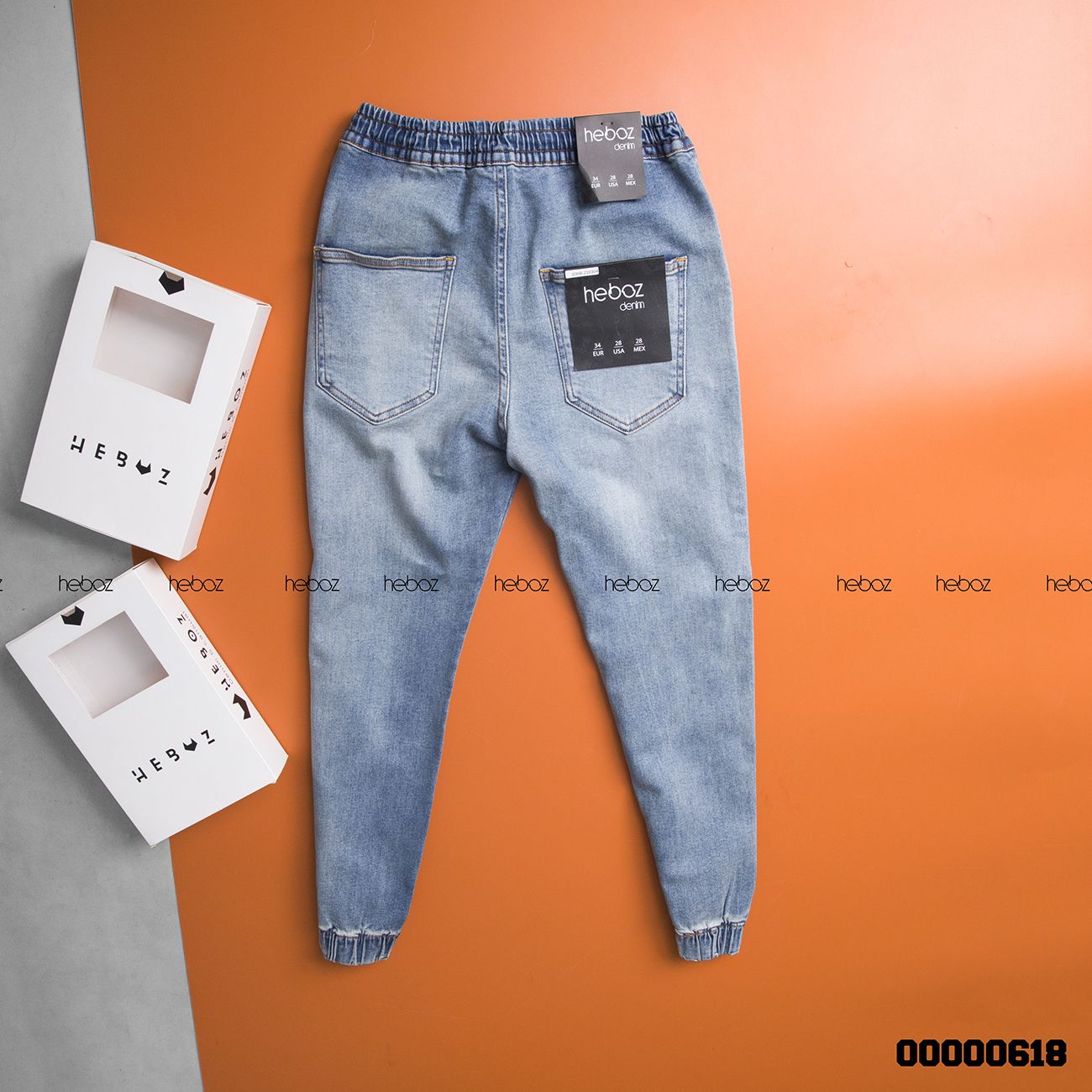 Quần jogger jean HEBOZ LT 2M