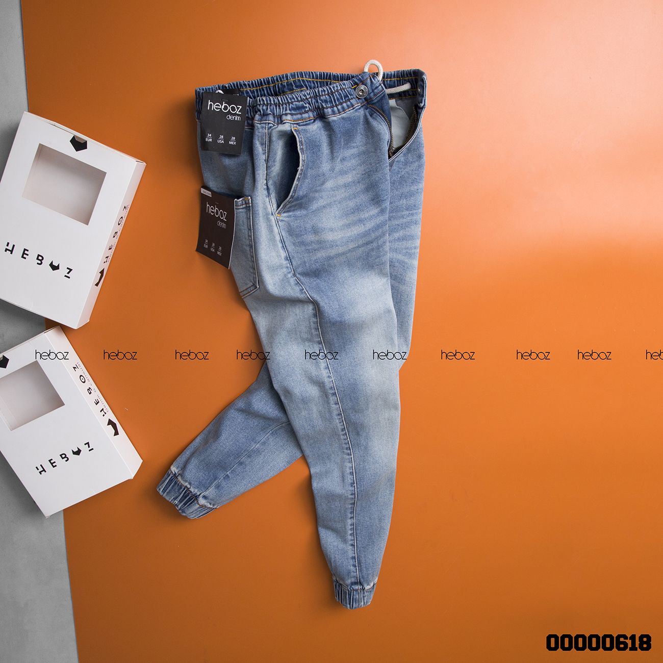 Quần jogger jean HEBOZ LT 2M