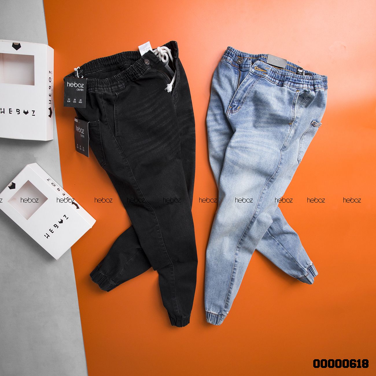 Quần jogger jean HEBOZ LT 2M