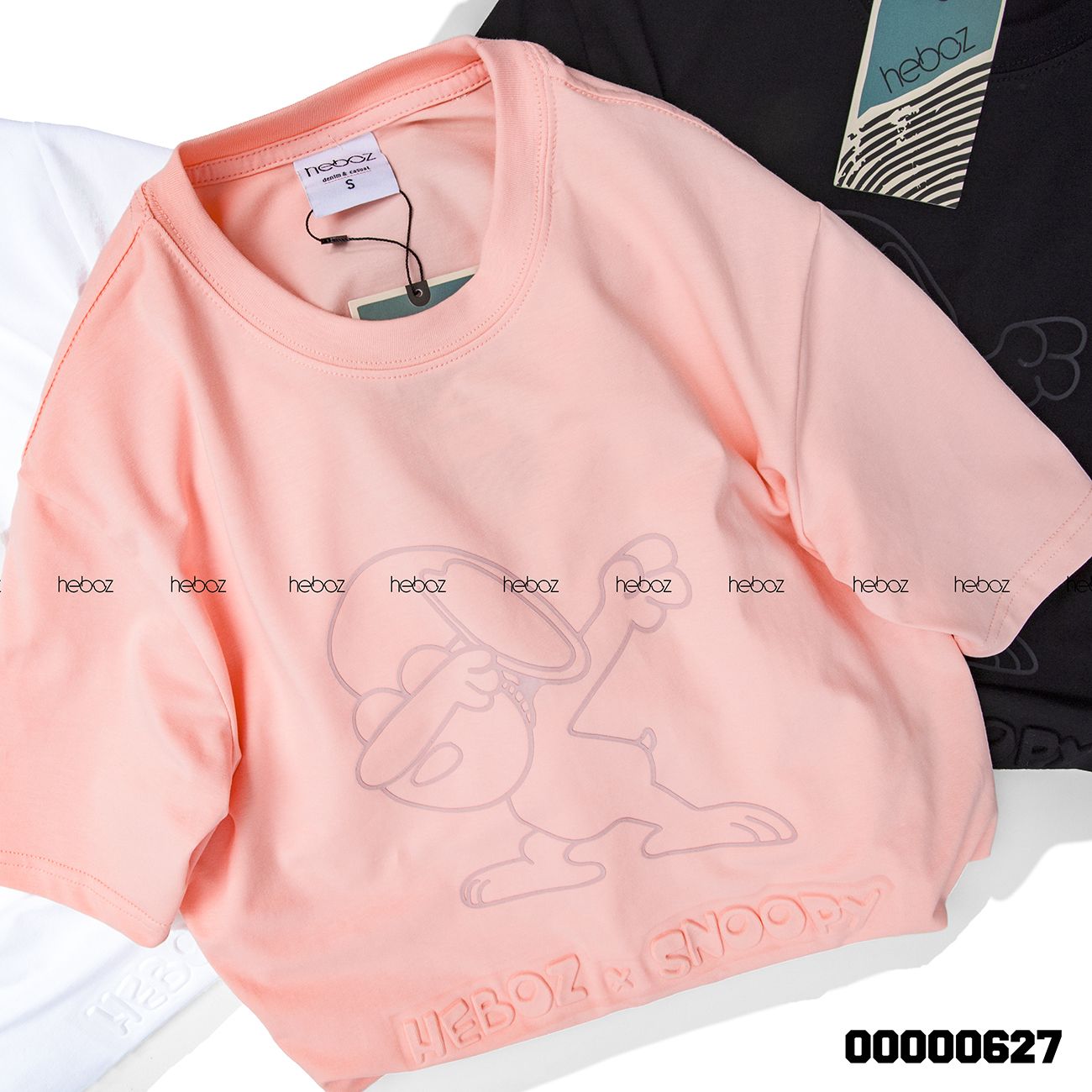Áo thun Heboz snoopy nổi 3M