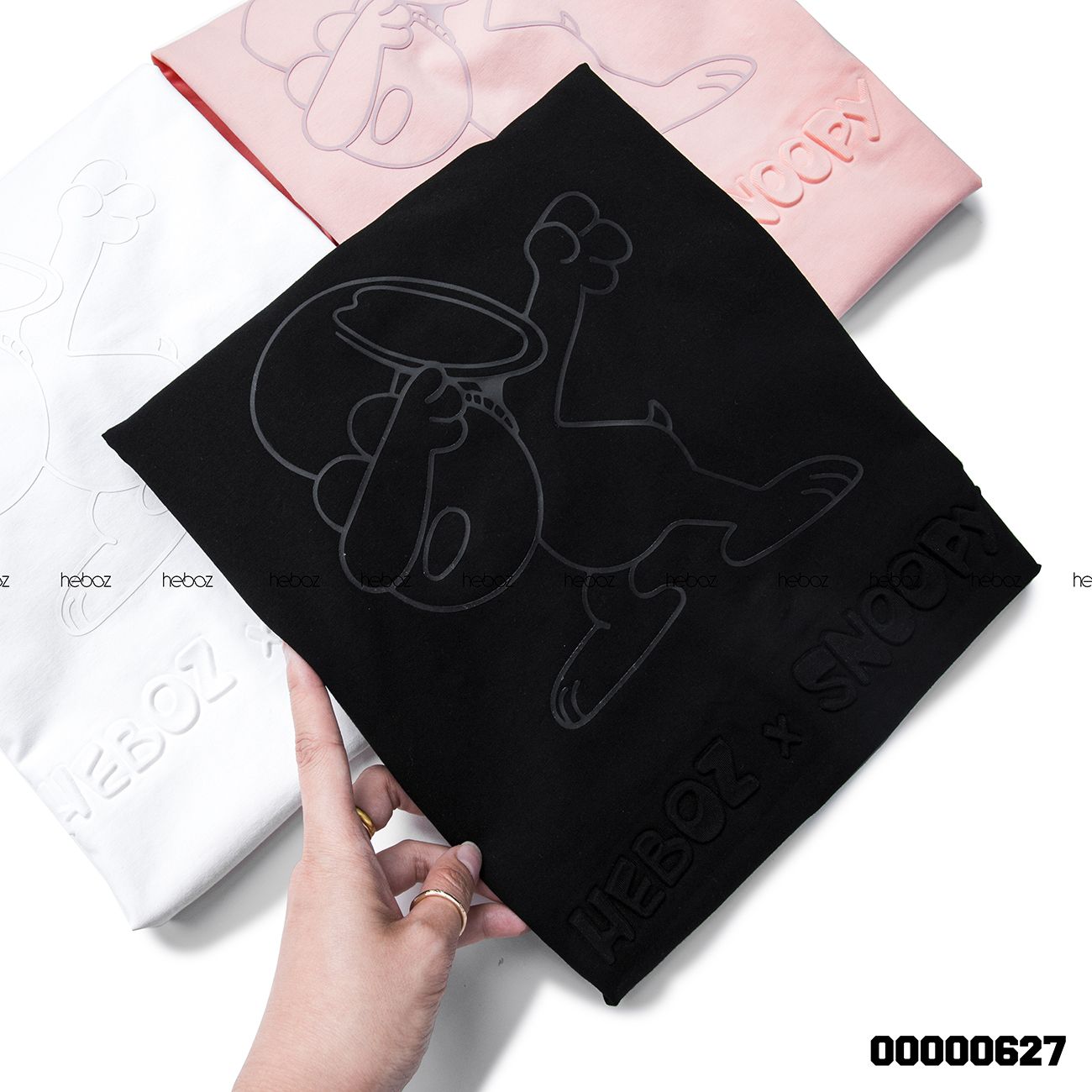 Áo thun Heboz snoopy nổi 3M