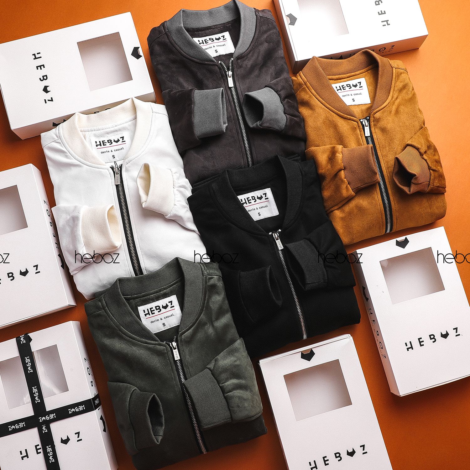 Áo bomber da lộn Hebo 5M