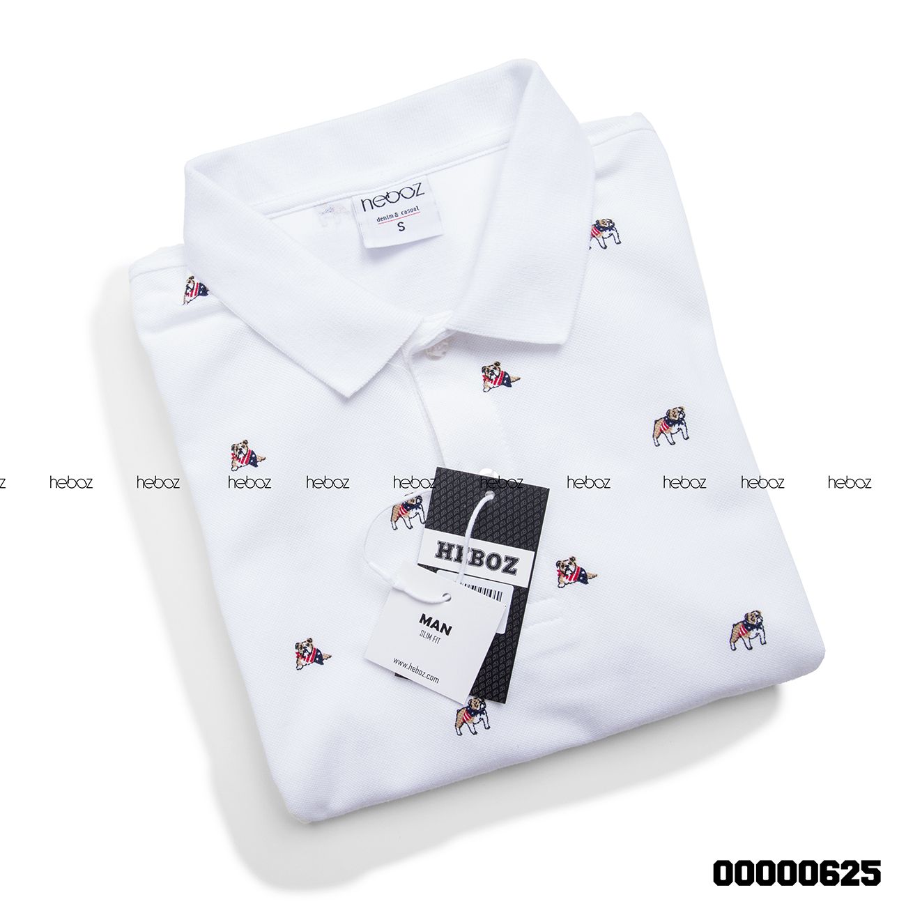 Áo polo Heboz bulldog