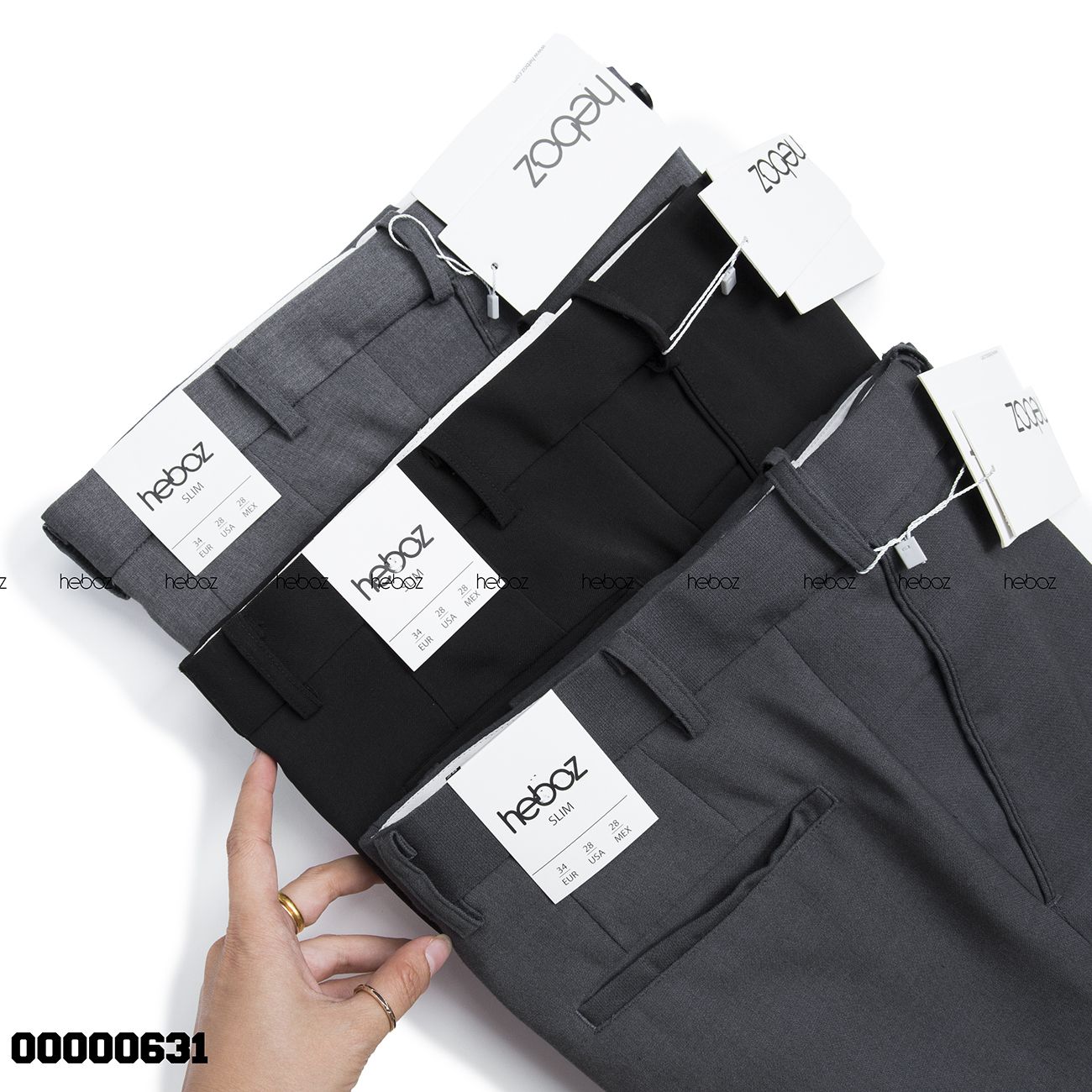 Quần tây Heboz cạp chun ẩn 3M