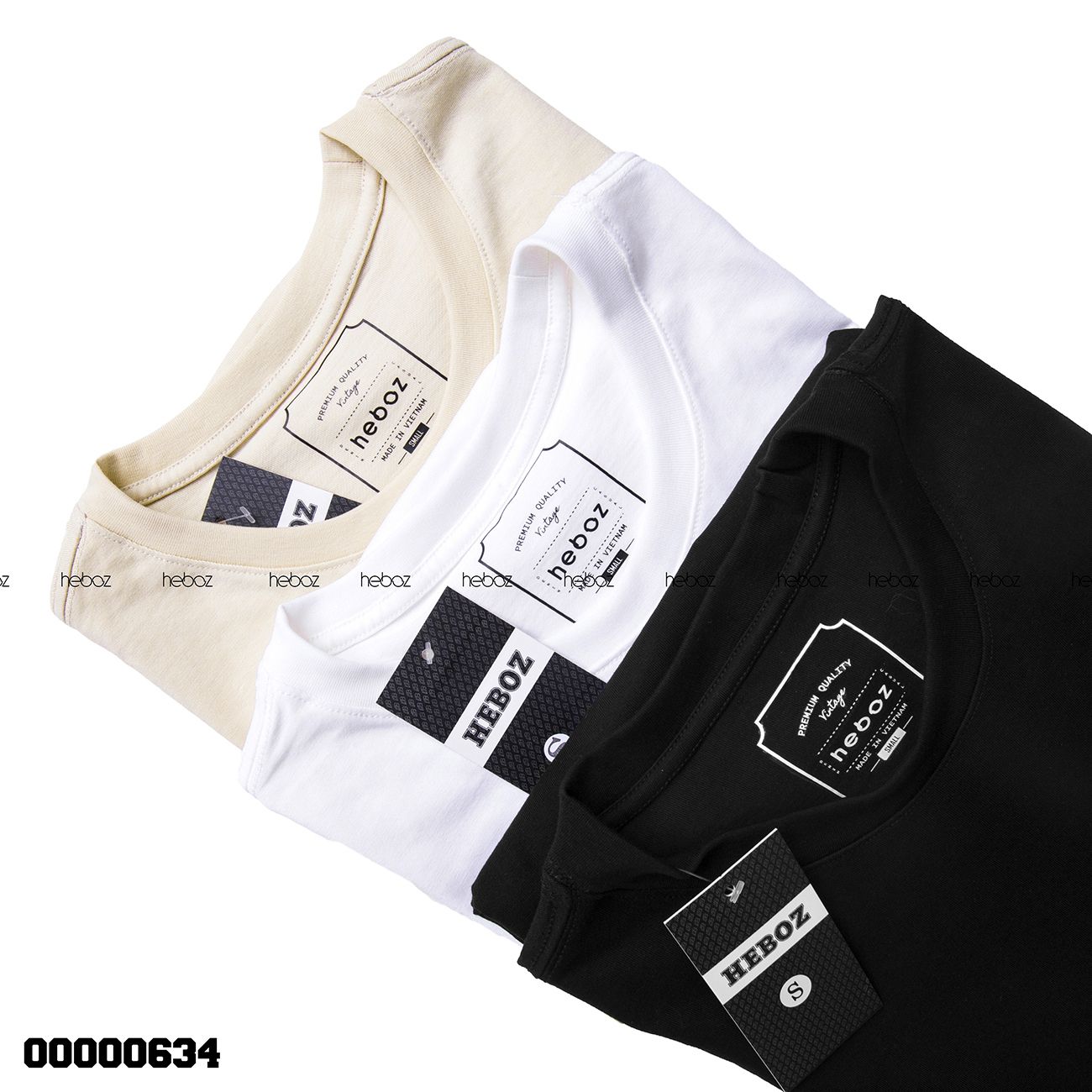Áo thun Heboz trơn 2C 3M - 00000634