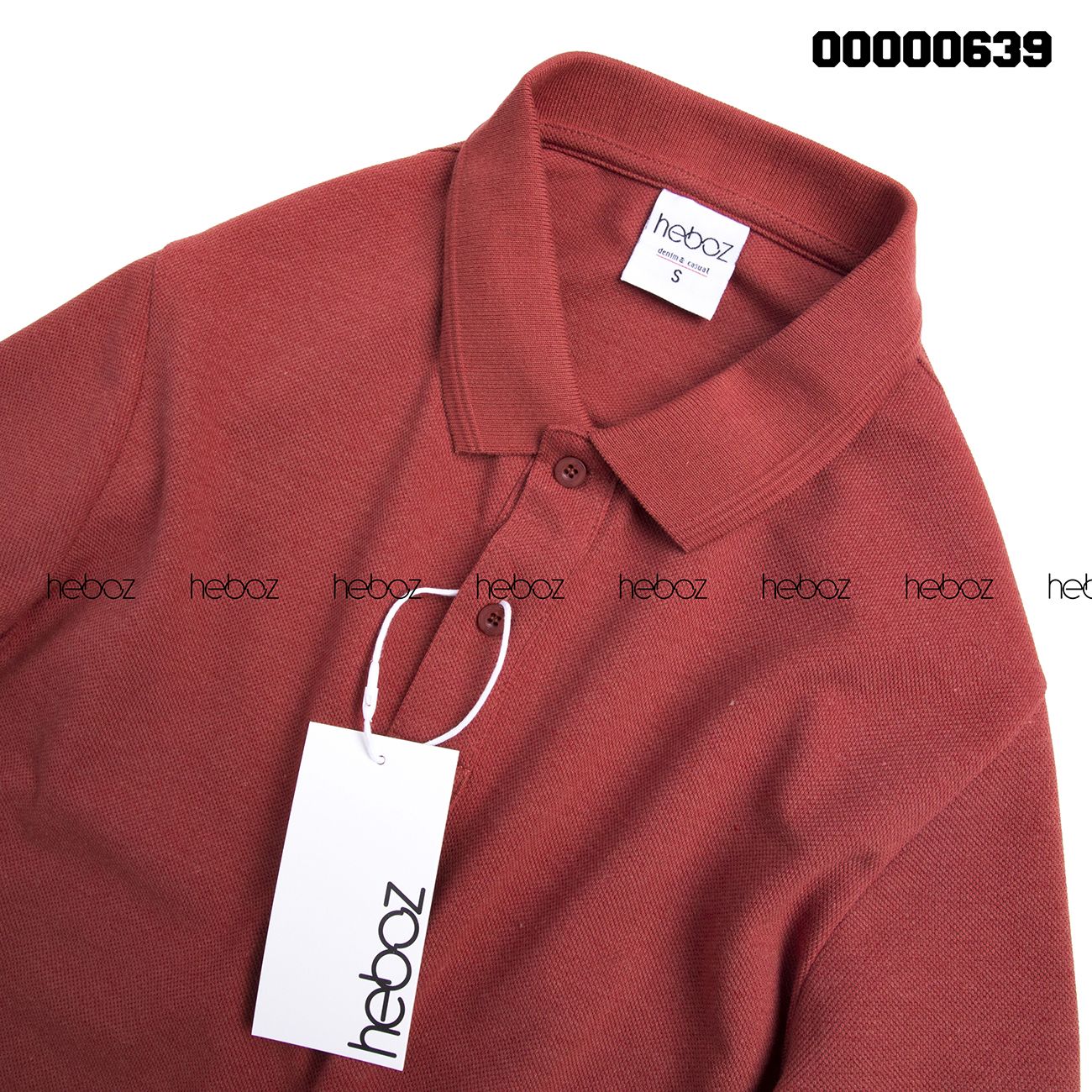 Áo polo Heboz bo gân 6M - 00000639