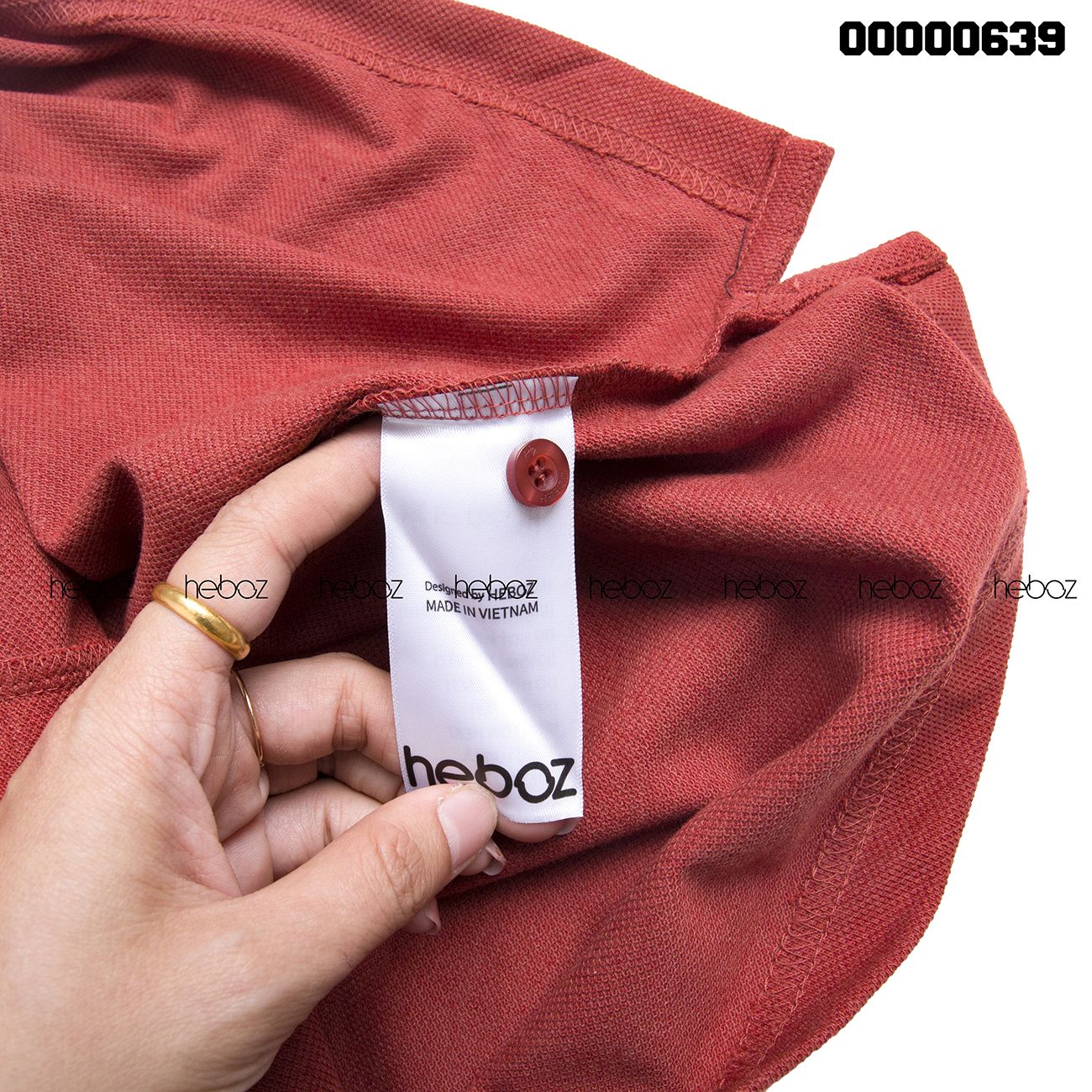 Áo polo Heboz bo gân 6M - 00000639