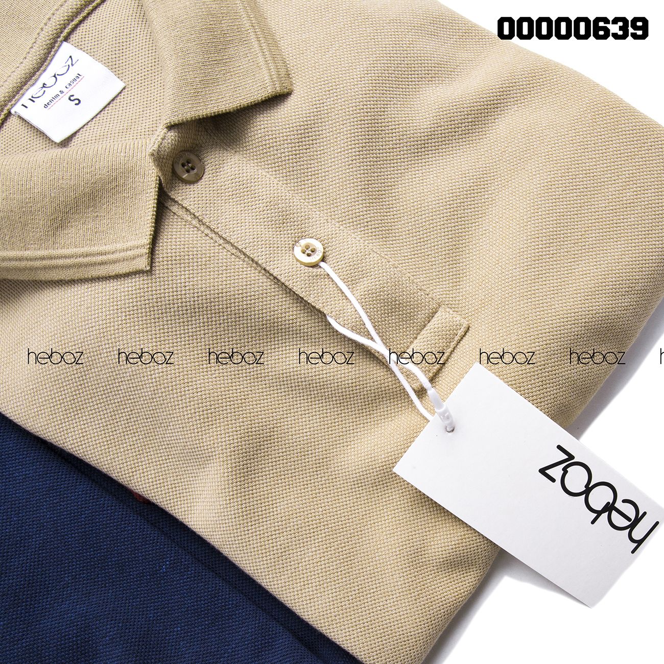 Áo polo Heboz bo gân 6M - 00000639