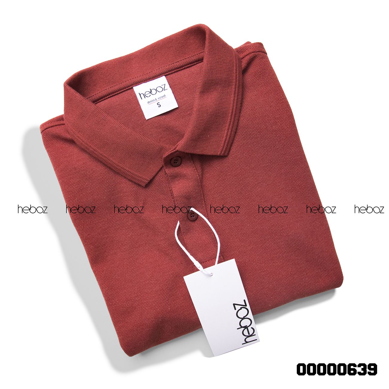 Áo polo Heboz bo gân 6M - 00000639