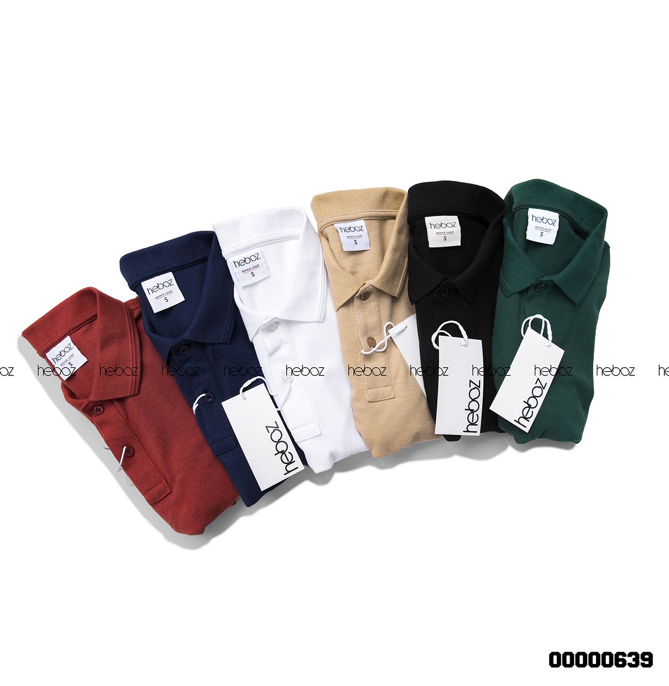 Áo polo Heboz bo gân 6M - 00000639