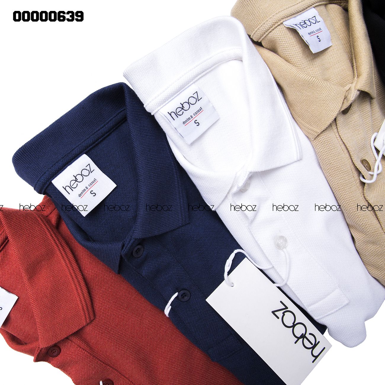 Áo polo Heboz bo gân 6M - 00000639