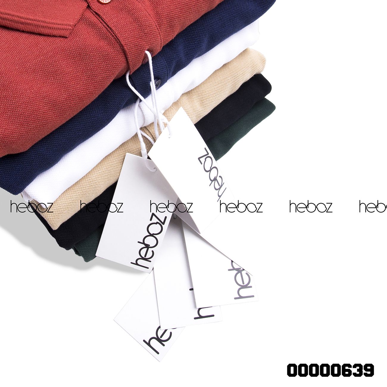 Áo polo Heboz bo gân 6M - 00000639