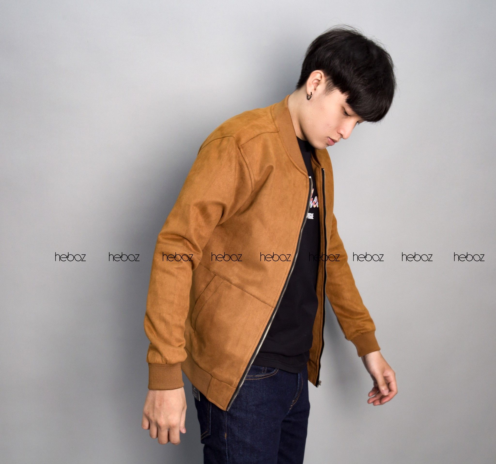 Áo bomber da lộn Hebo 5M