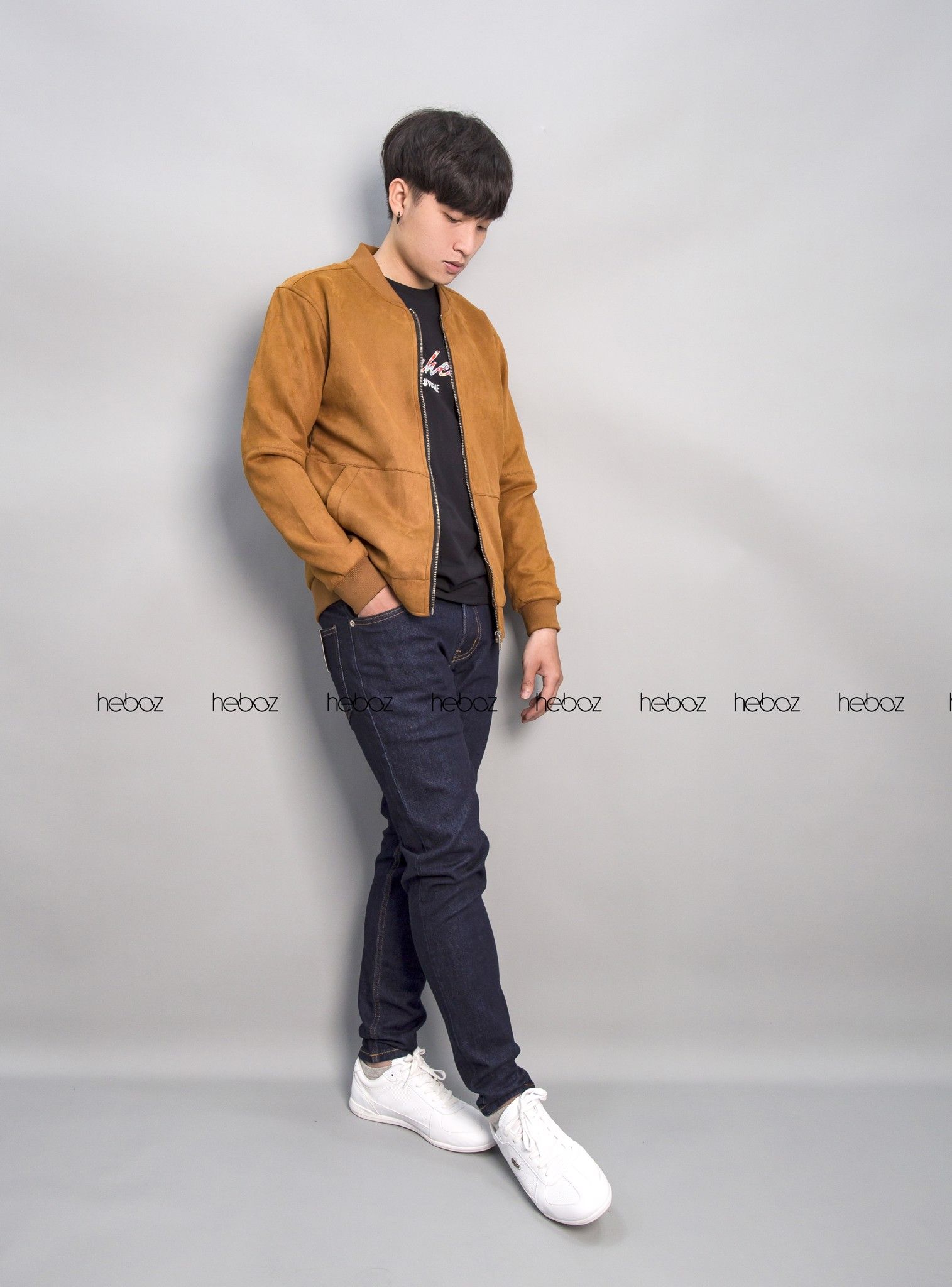 Áo bomber da lộn Hebo 5M