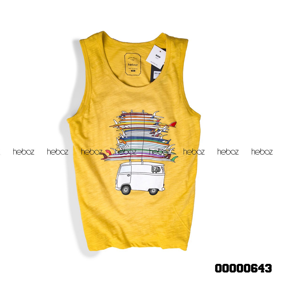 Áo tank top Heboz cotton xước 5M