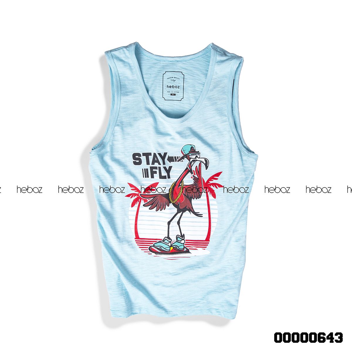 Áo tank top Heboz cotton xước 5M