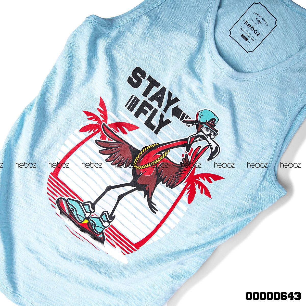 Áo tank top Heboz cotton xước 5M