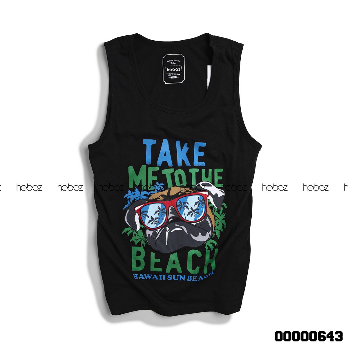 Áo tank top Heboz cotton xước 5M