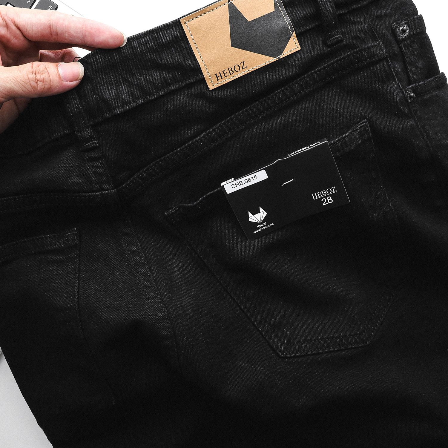 Quần short jean Heboz 4M new