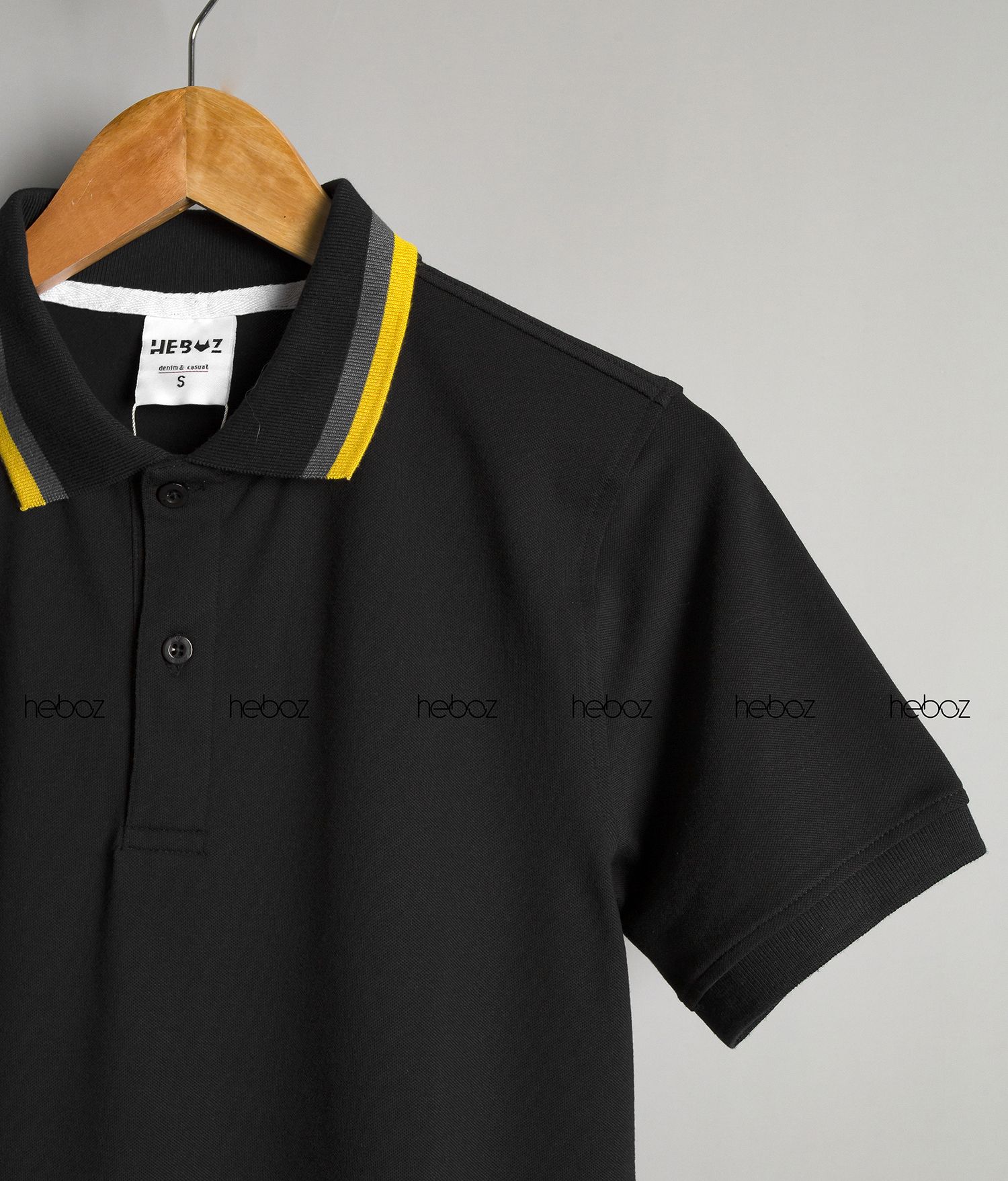 Áo polo Heboz viền cổ 4M