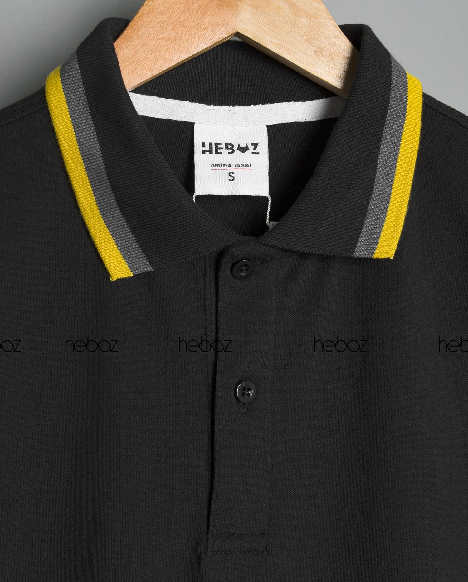 Áo polo Heboz viền cổ 4M