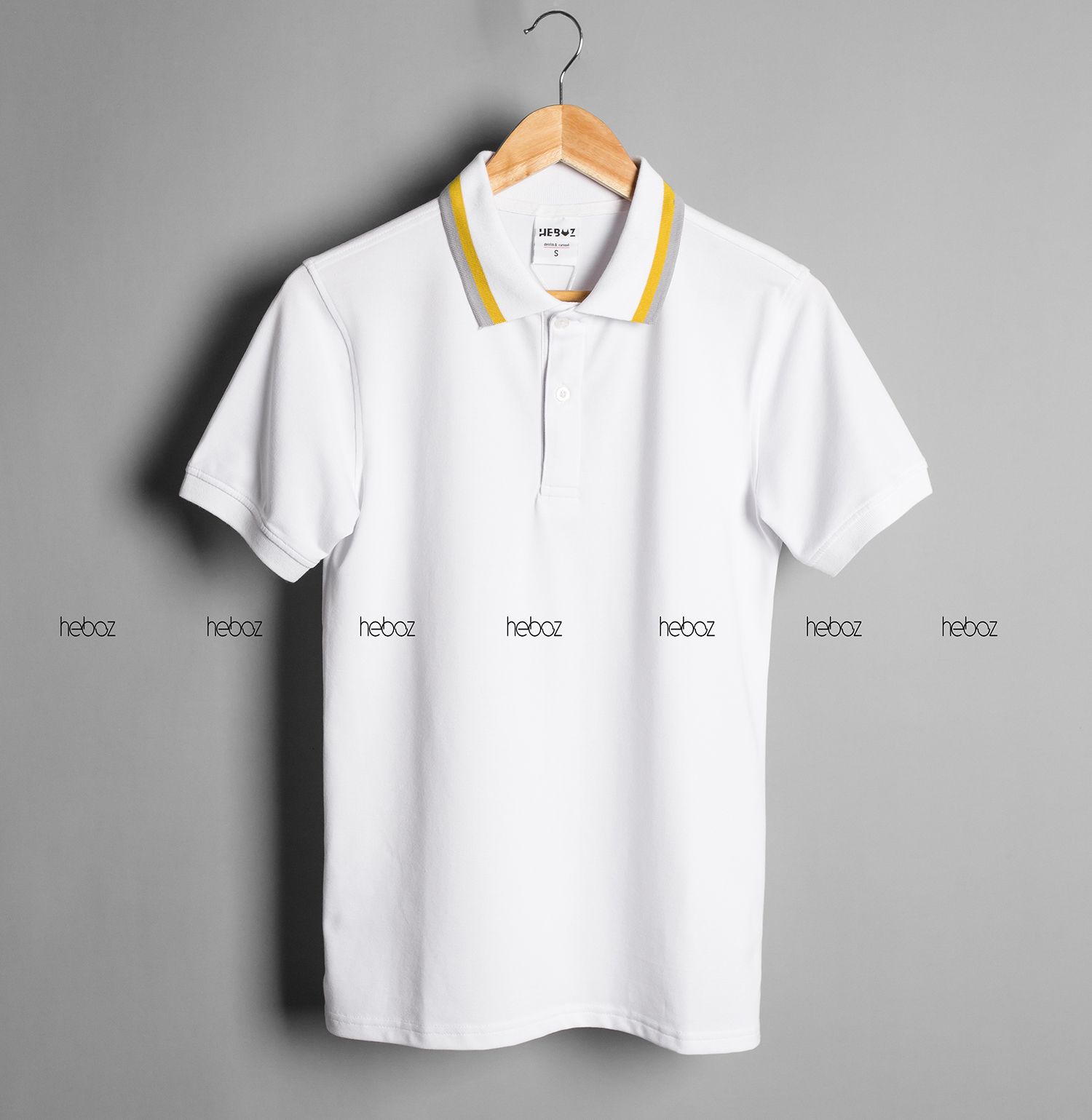 Áo polo Heboz viền cổ 4M