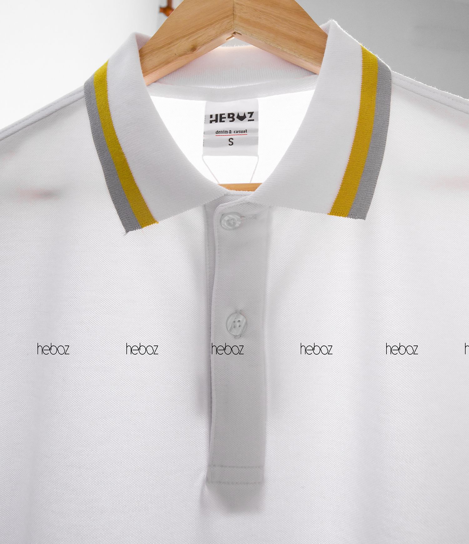 Áo polo Heboz viền cổ 4M