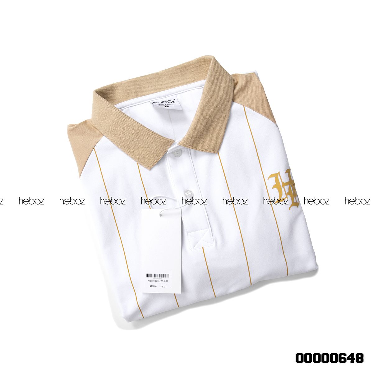 Áo polo Heboz sọc 3M - 00000648