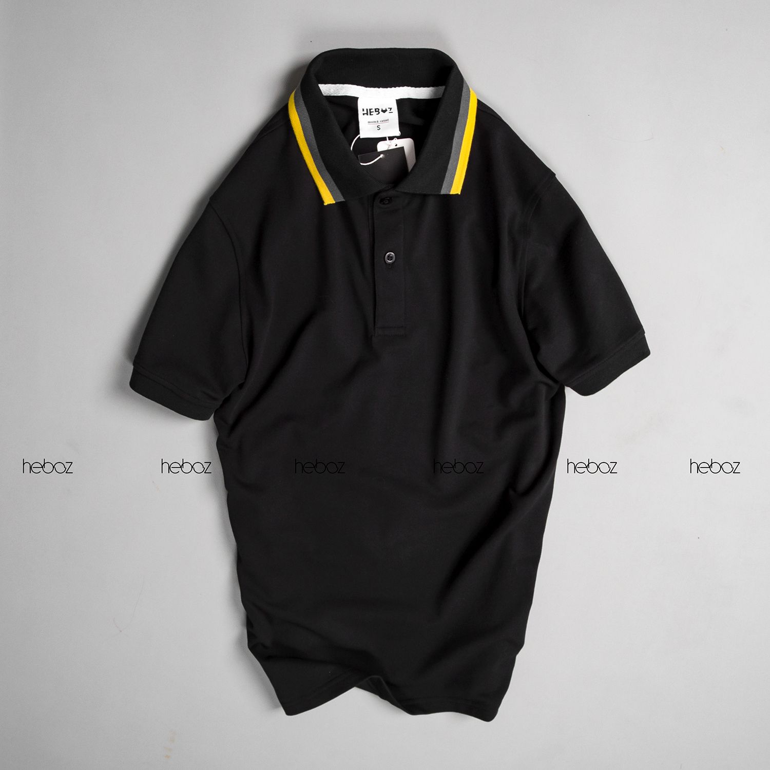 Áo polo Heboz viền cổ 4M