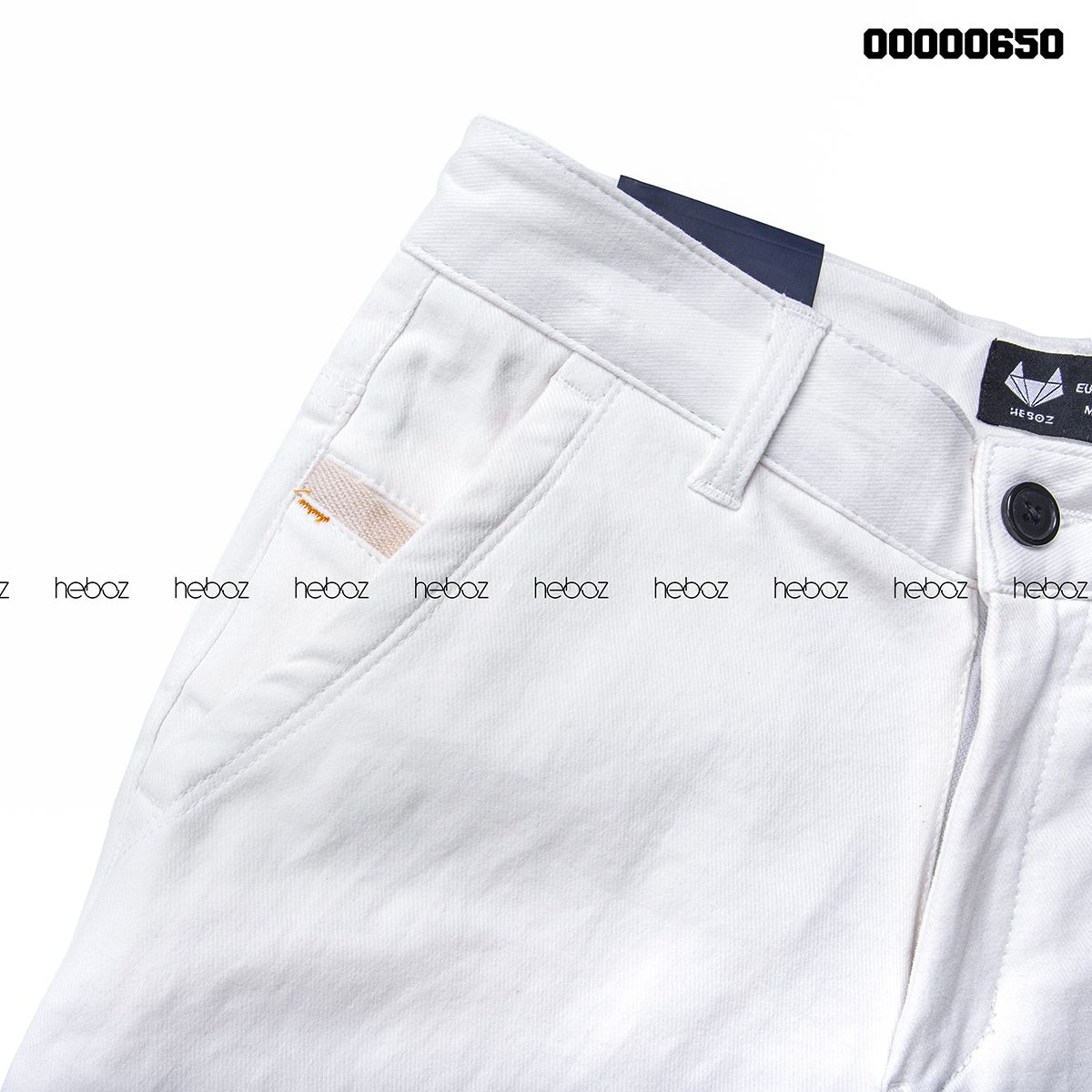 Quần short kaki Heboz nhấn túi 6M - 00000650