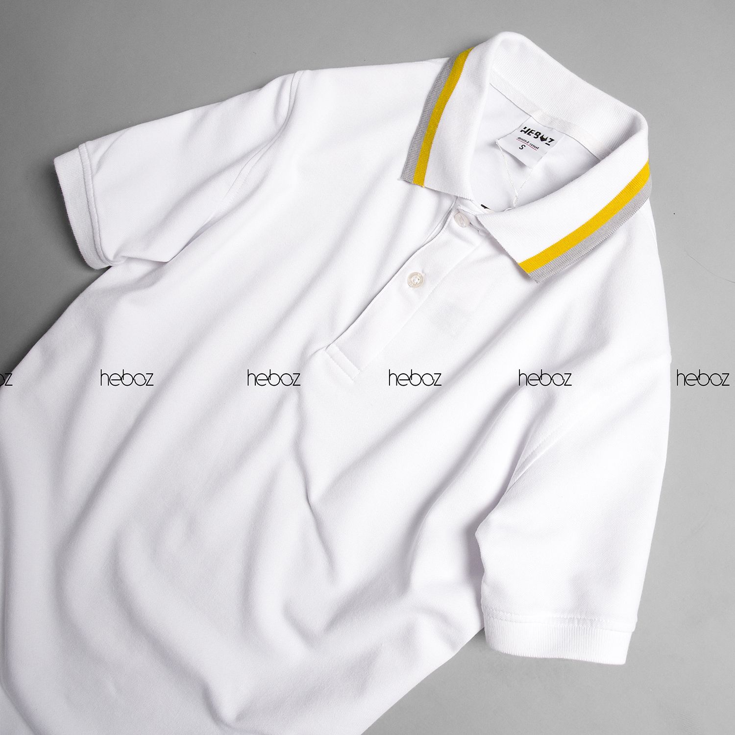 Áo polo Heboz viền cổ 4M
