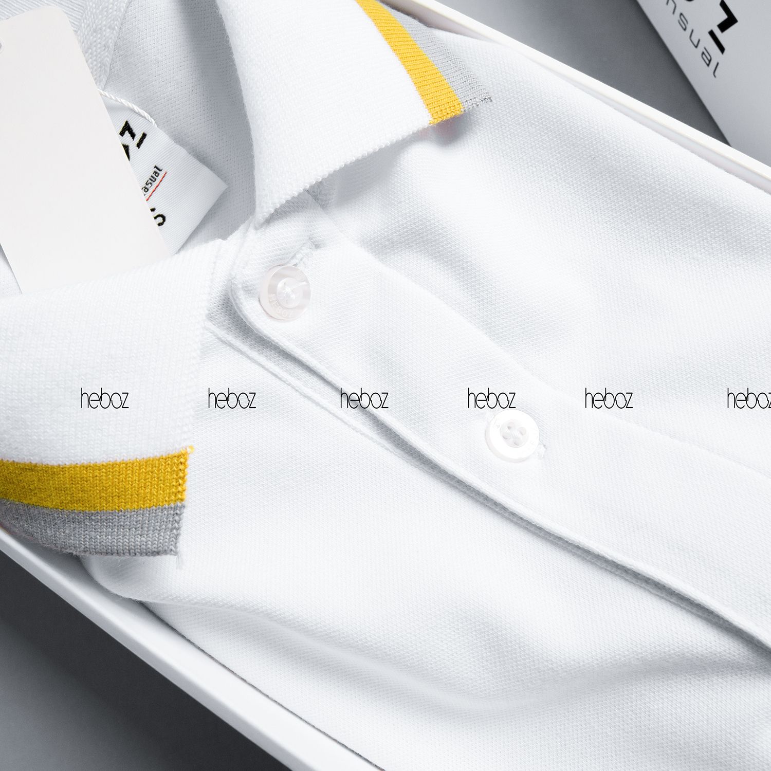 Áo polo Heboz viền cổ 4M