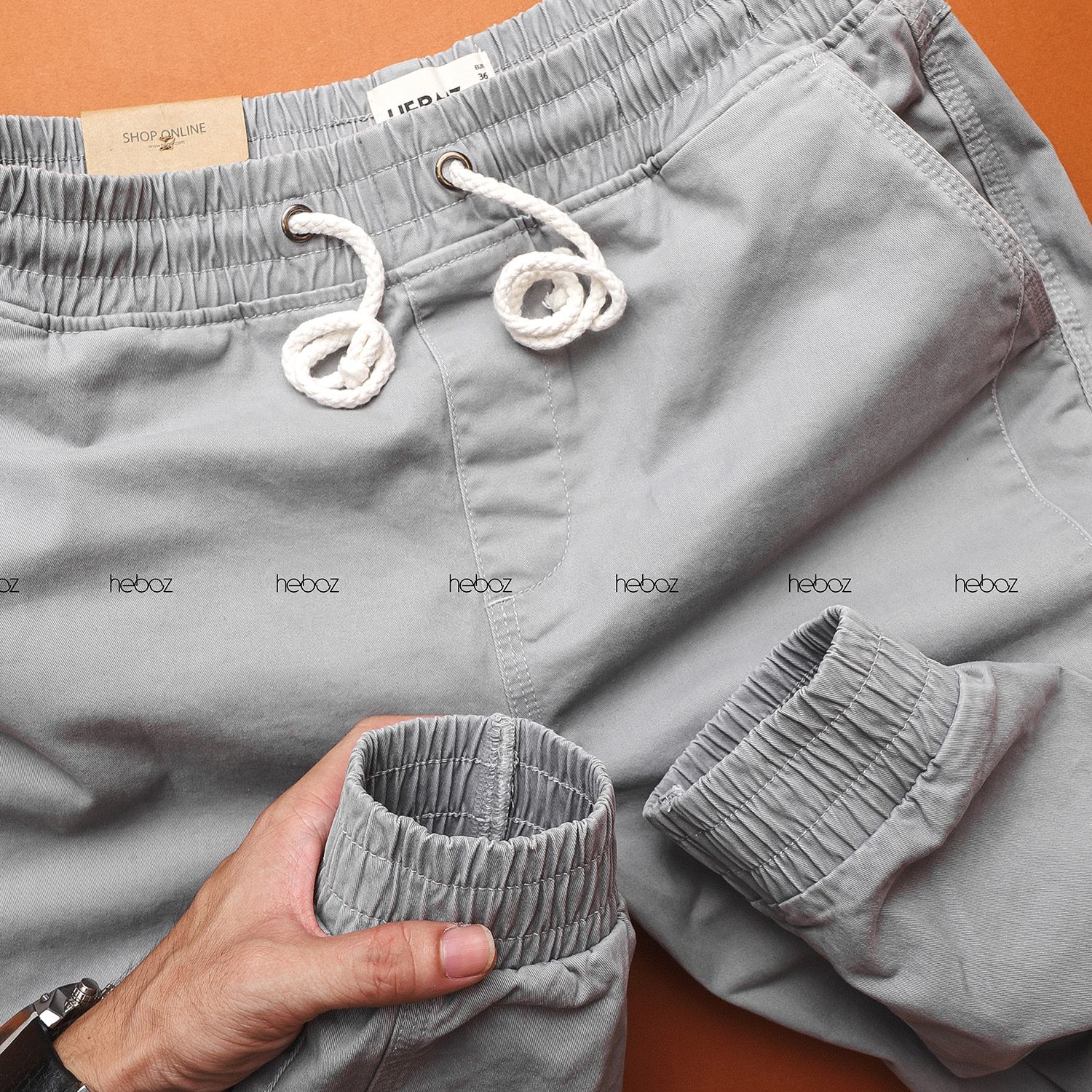 Quần jogger kaki Heboz 4M