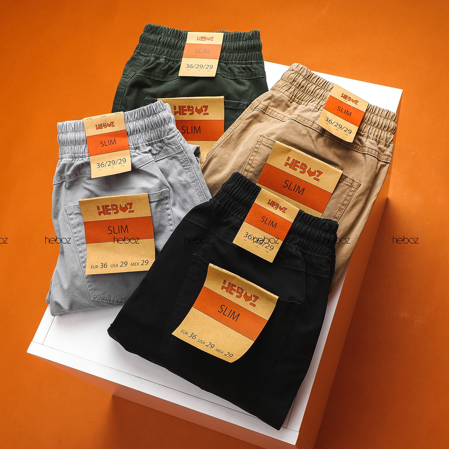 Quần jogger kaki Heboz 4M