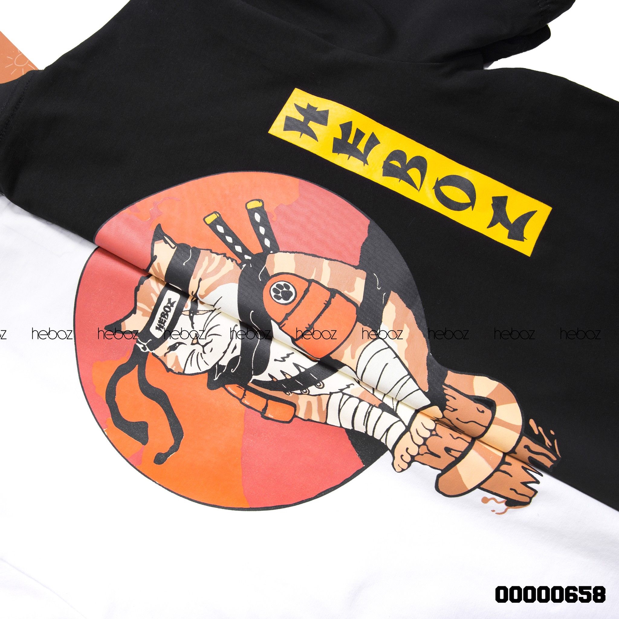 Áo thun Heboz samurai cat 2M