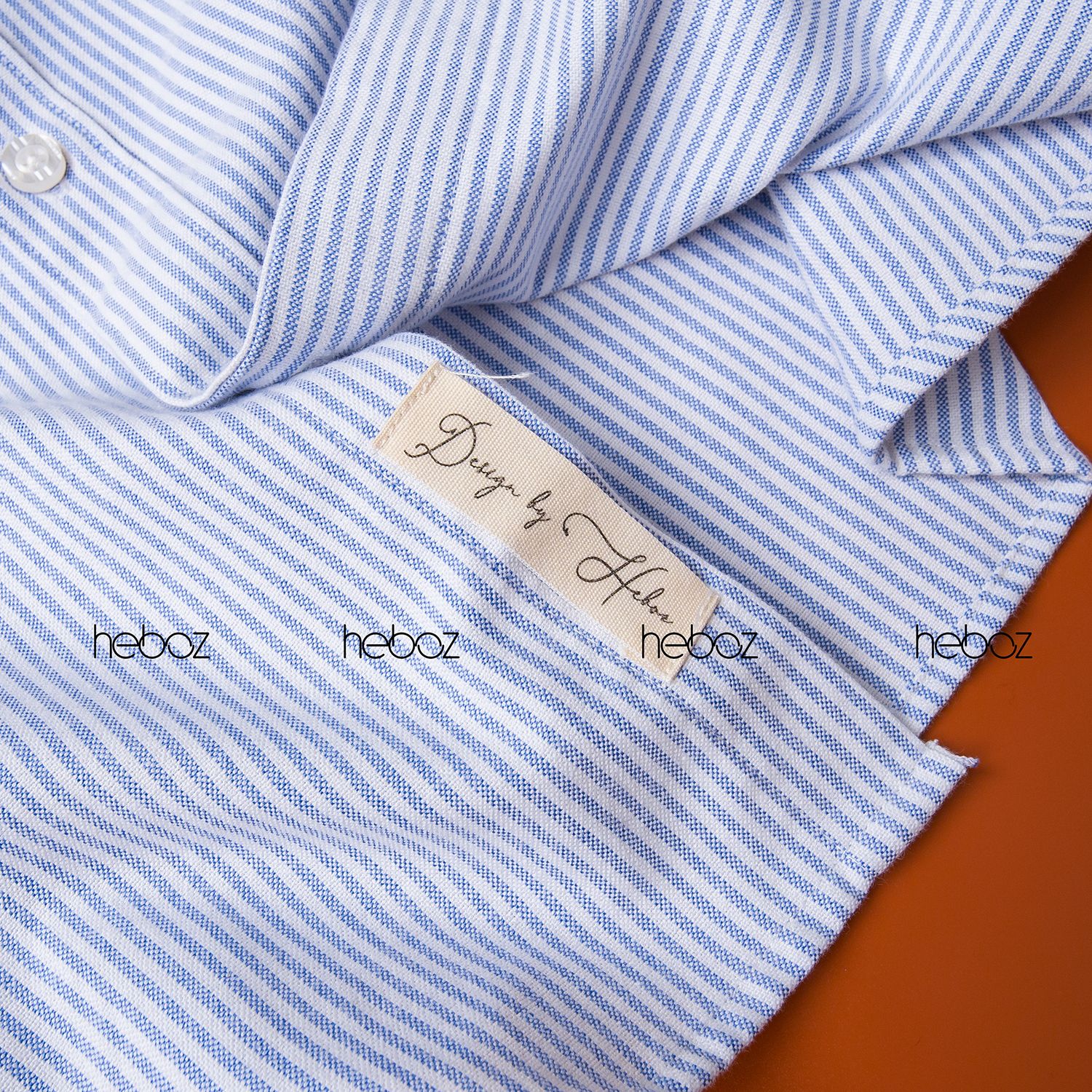 Áo sơ mi sọc oxford Heboz 3M
