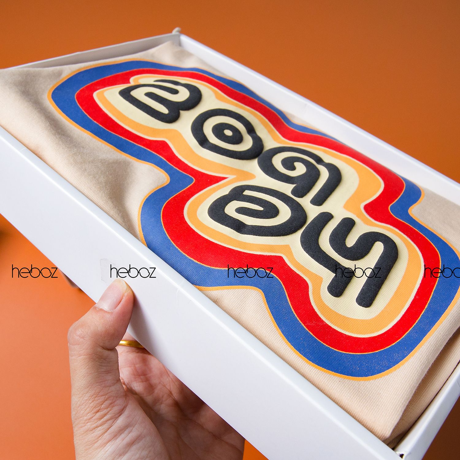 Áo thun Heboz logo màu 3M