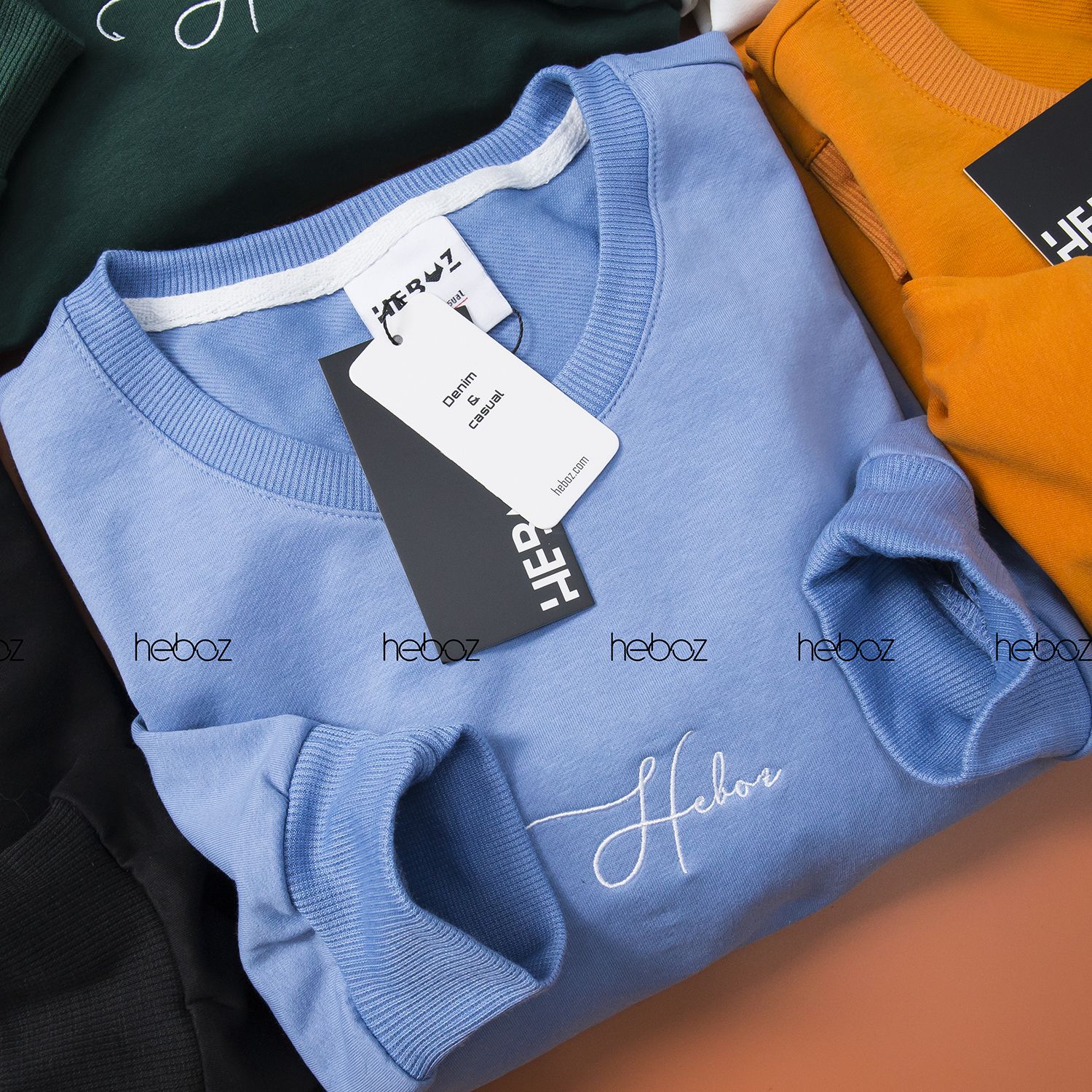 Áo nỉ Heboz chữ thêu 6M