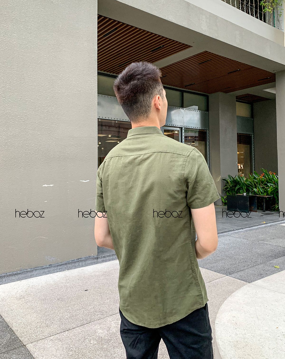Áo SM NT linen Heboz 4M