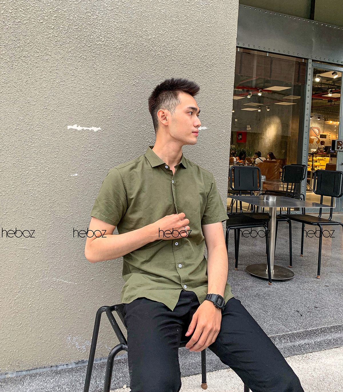 Áo SM NT linen Heboz 4M