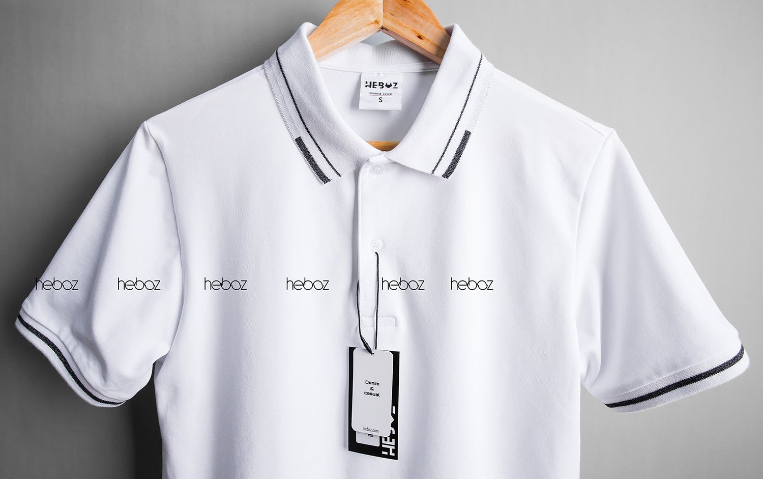 Áo polo HB phối cổ 4M
