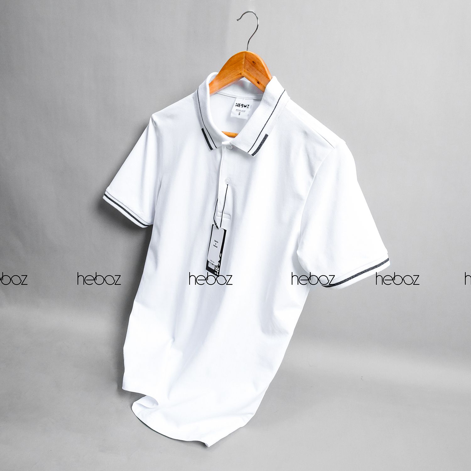 Áo polo HB phối cổ 4M