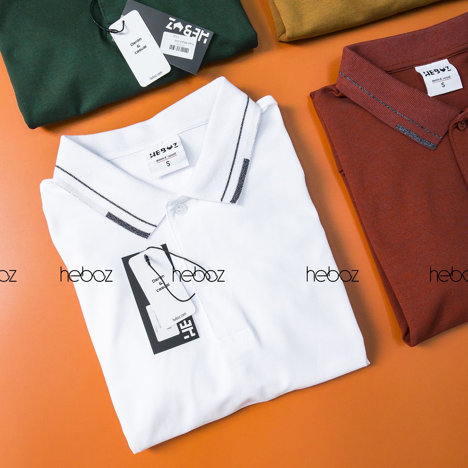 Áo polo HB phối cổ 4M