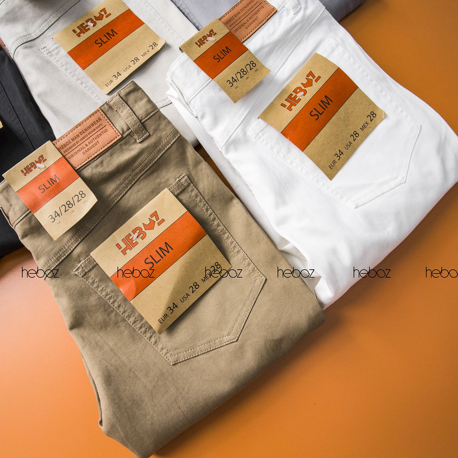 Quần kaki jean Heboz 5M