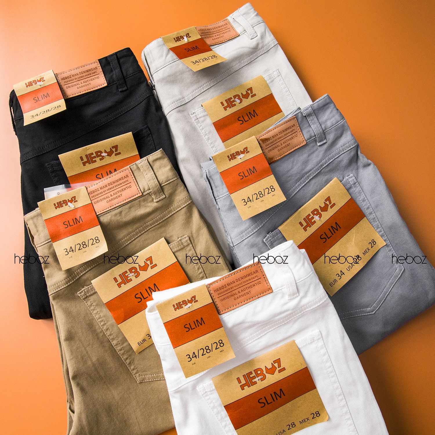 Quần kaki jean Heboz 5M