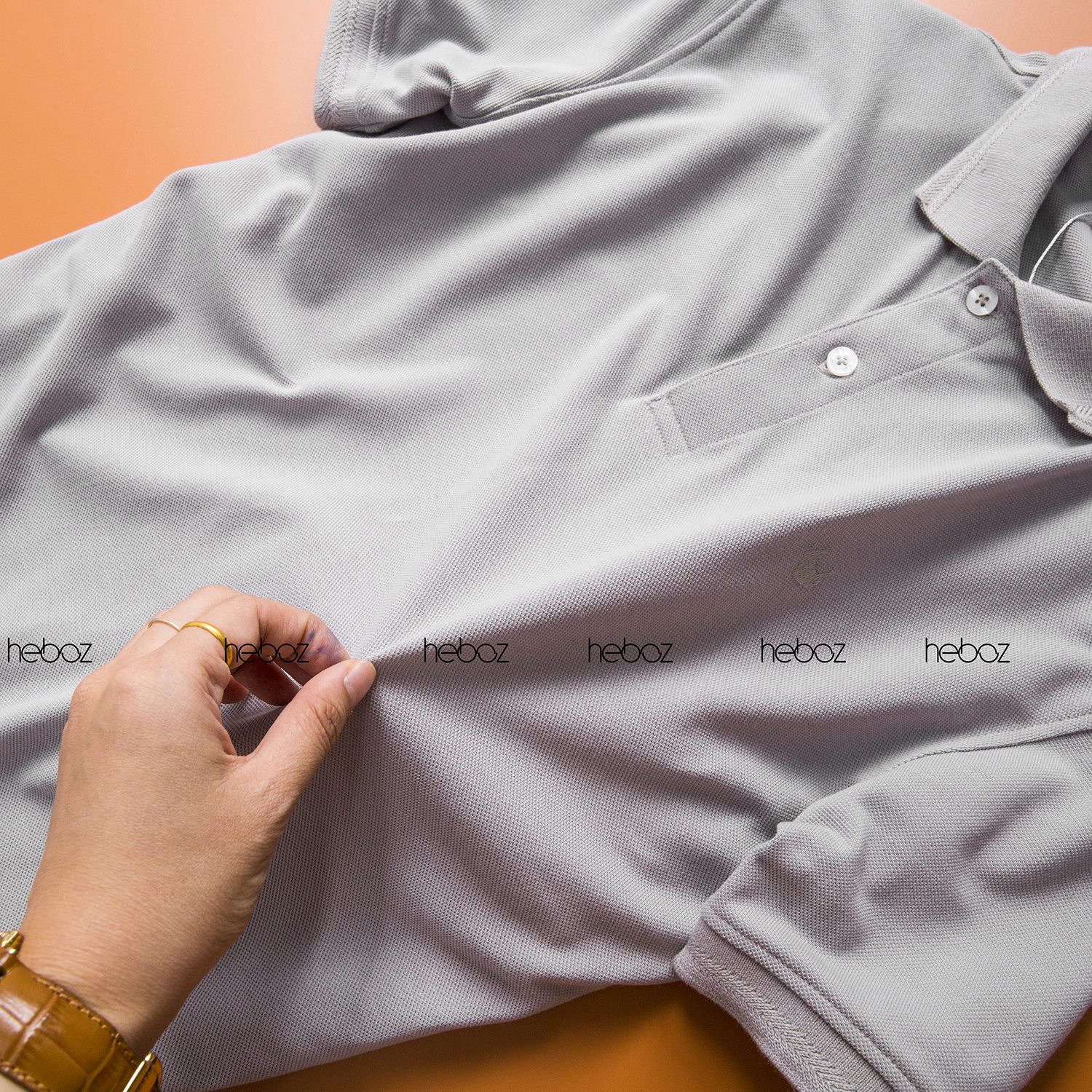 Áo polo Heboz logo thêu 6M - 00000372